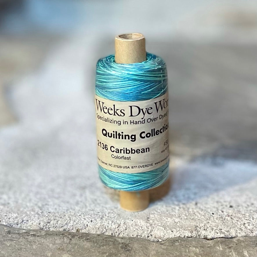 Weeks Dye Works ~  Variegated Sewing Thread 40 wt. Caribbean