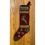 Payton's Primitives Rug Hooking Pattern - Prancer Stocking