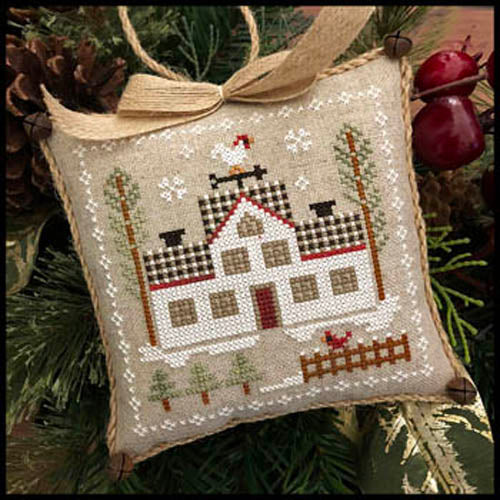 Little House Needleworks | Farmhouse Christmas Part 7 Cock-a-doodle-do Pattern