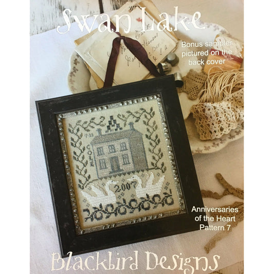 Blackbird Designs ~ Anniversaries of the Heart Pattern 7 - Swan Lake