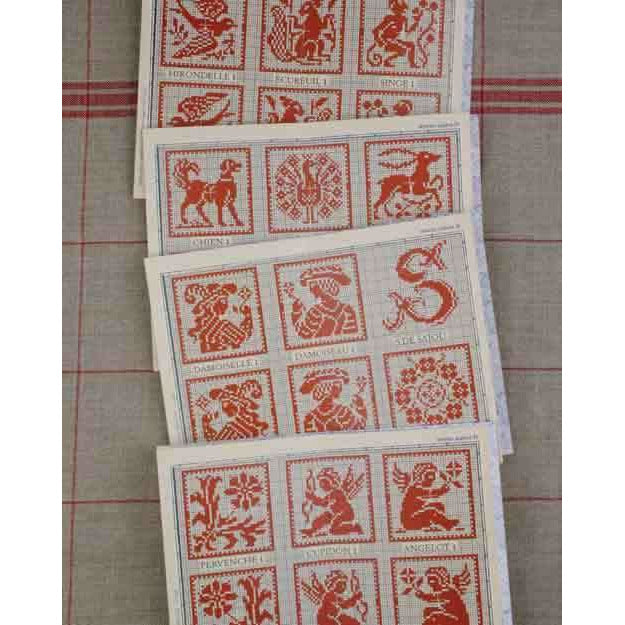 Sajou Albums Red Cross Stitch Pattern – Hobby House Needleworks