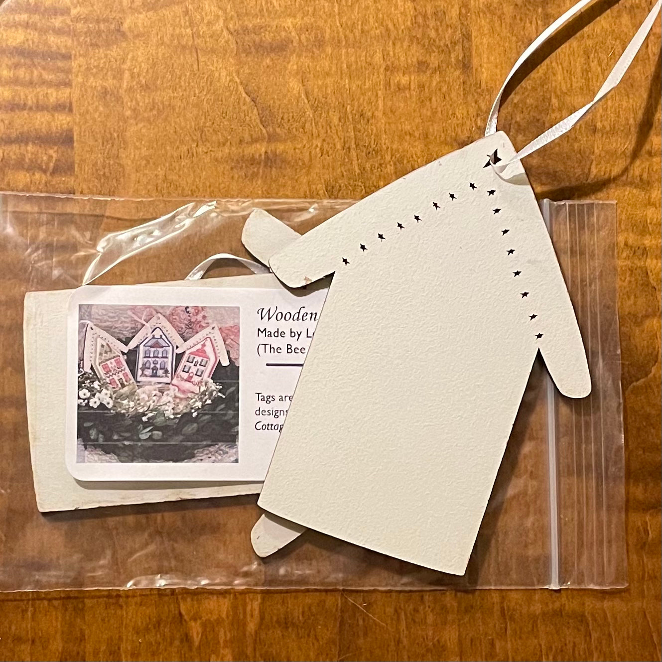 JBW Designs Wooden House Cottage Tags