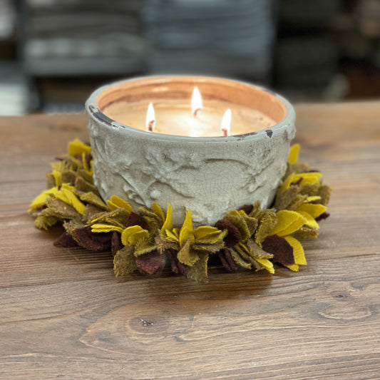 Rug Hooking ~ Sunflower Candle Mat Kit