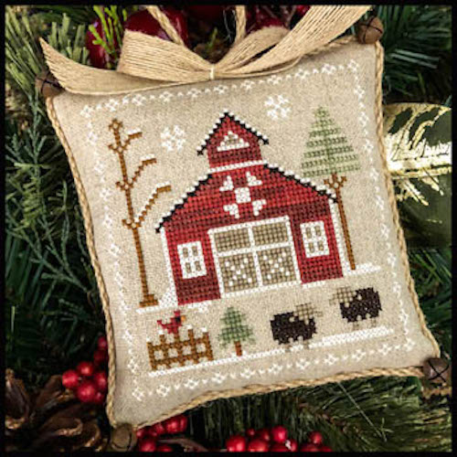 Little House Needleworks | Farmhouse Christmas Part 9 Baa Baa Black Sheep Pattern