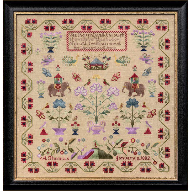 Hands Across The Sea ~ A Thomas 1882 - The Nellies Sampler Pattern