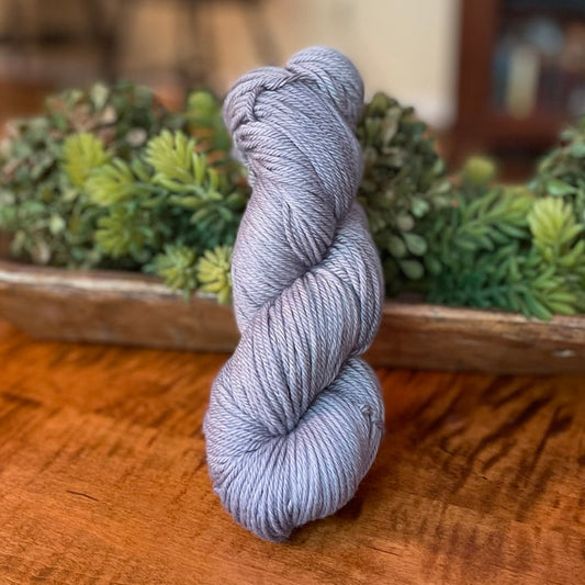 Hobby House Wool Works ~ Superwash Marino Klamath Yarn - Obsidian Gray