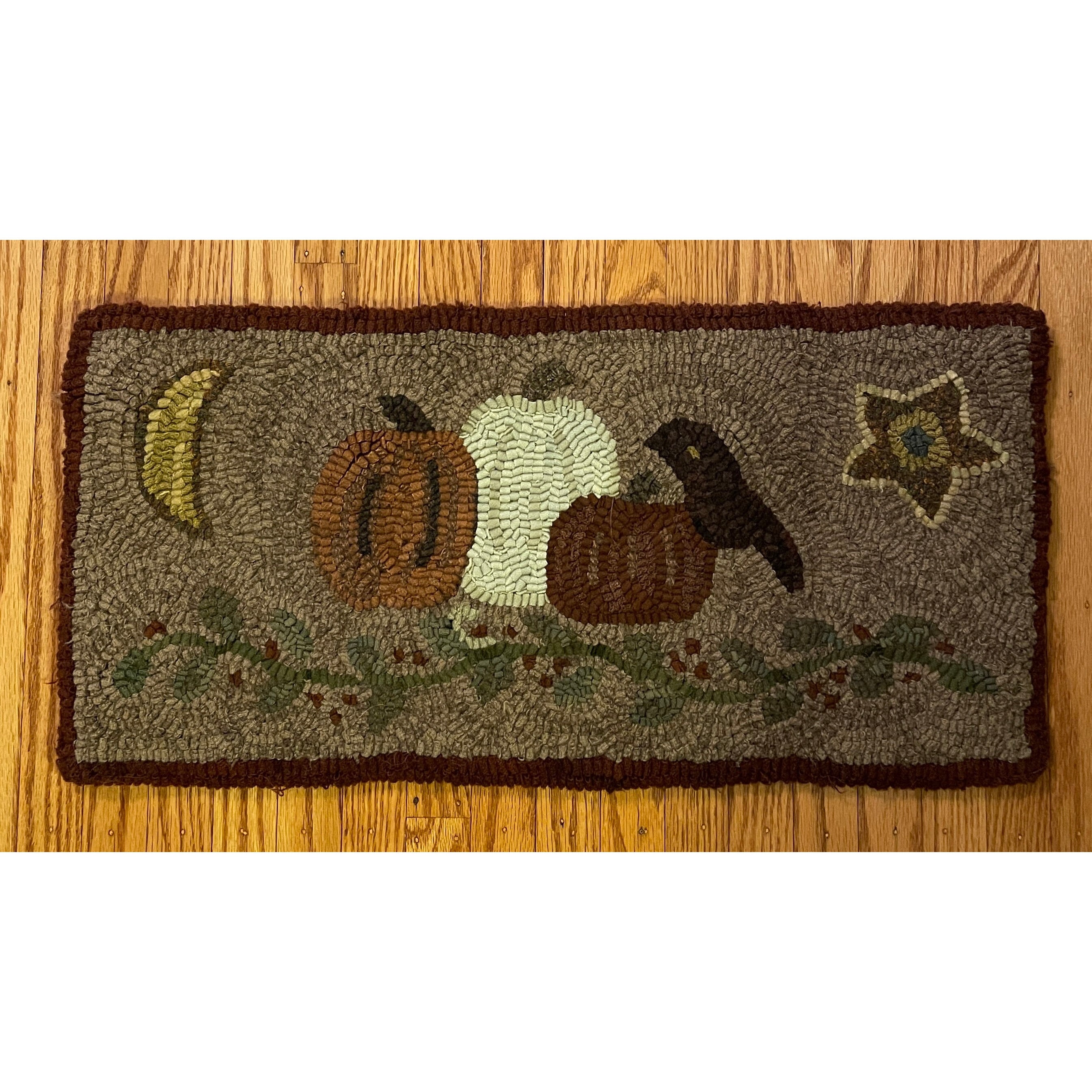 Payton's Primitives Rug Hooking Pattern ~ Bittersweet Pumpkins – Hobby ...