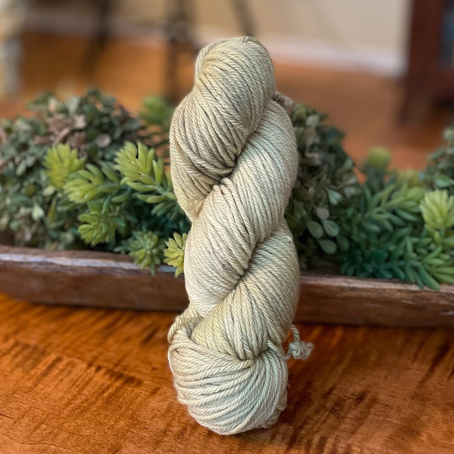 Hobby House Wool Works ~ Superwash Marino Klamath Yarn - Olive Green