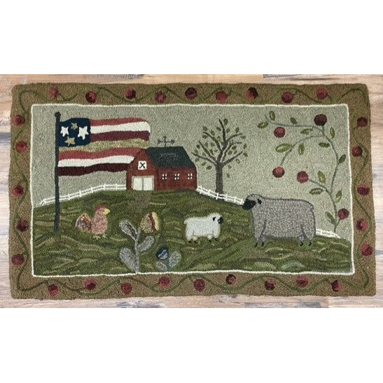 Payton's Primitives Rug Hooking Pattern ~ American Dream