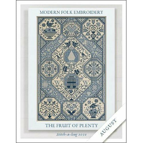 Modern Folk Embroidery ~ SAL 2021 Part 8 ~ The Fruit of Plenty August Pattern