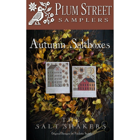 Plum Street Samplers ~ Autumn Saltboxes Pattern
