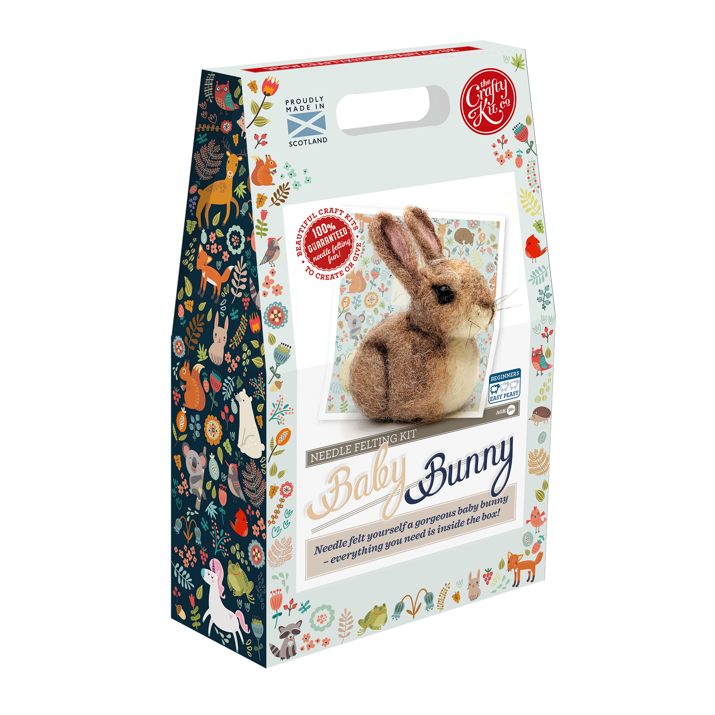 The Crafty Kit Company ~ Baby Bunny Needle Felting Kit