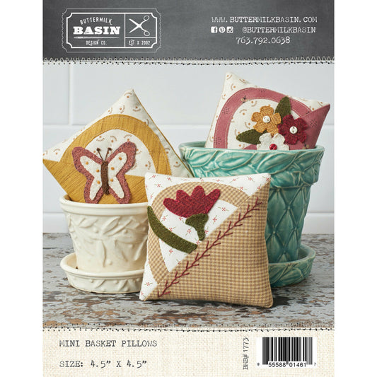 Buttermilk Basin ~ Mini Basket Pillows