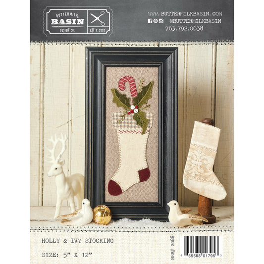 Buttermilk Basin ~ Holly & Ivy Stocking
