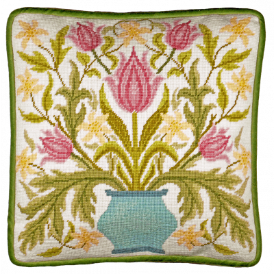 Bothy Threads ~ William Morris Vase of Tulips Tapestry Kit