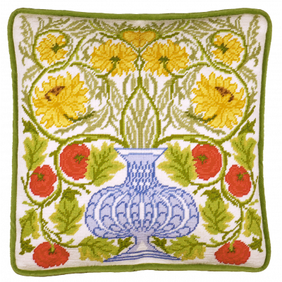 Bothy Threads ~ William Morris Vase of Roses Tapestry Kit