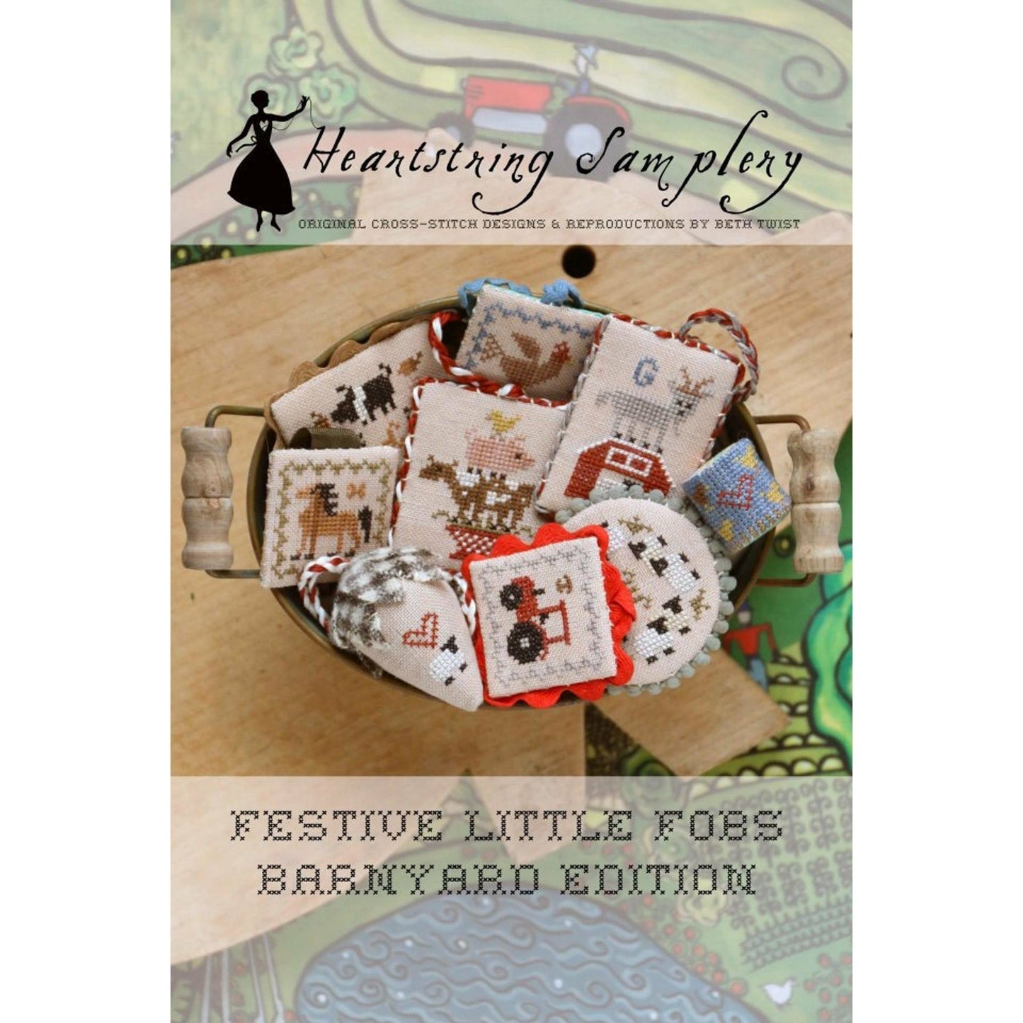 Heartstring Samplery ~ Festive Little Fobs Series Cross Stitch Pattern