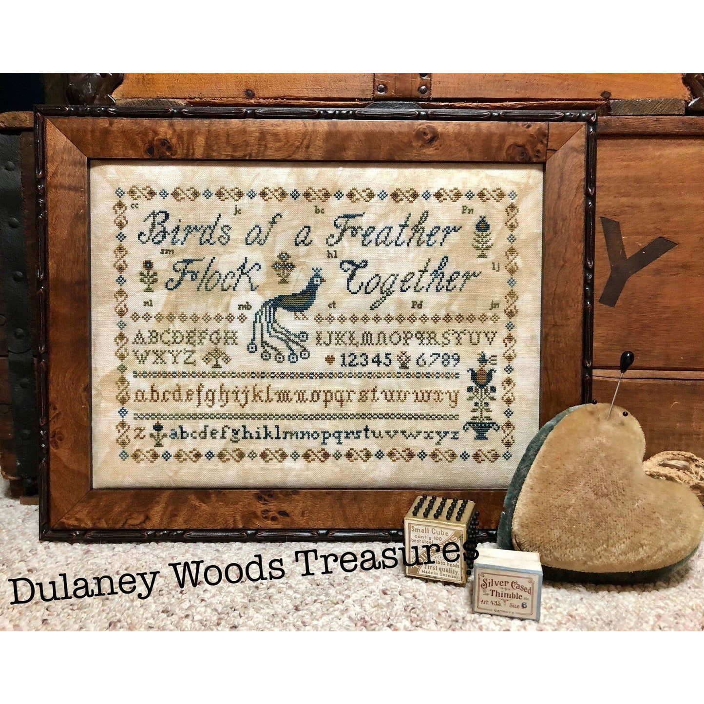 Dulaney Woods ~ Birds of a Feather Sampler Pattern