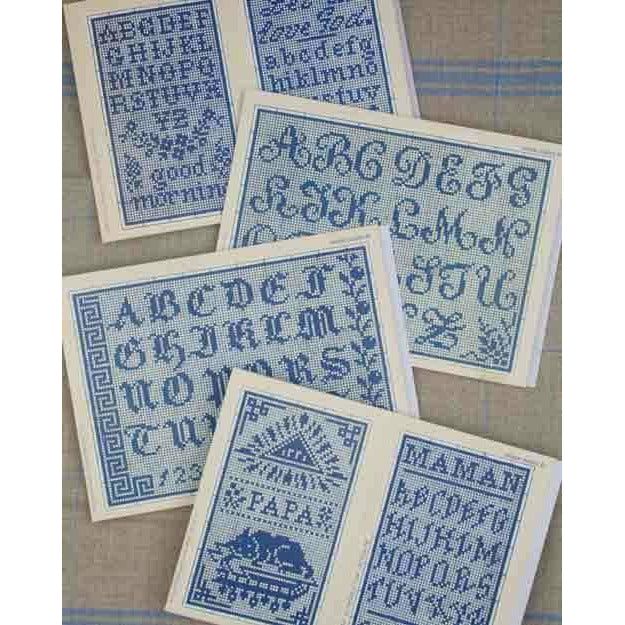 Sajou Albums Blue Cross Stitch Pattern – Hobby House Needleworks