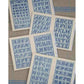 Sajou Albums Blue Cross Stitch Pattern