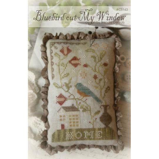 With Thy Needle & Thread ~ Bluebird out My Window Cross Stitch Pattern