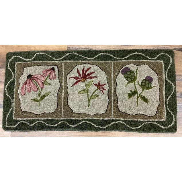 Payton's Primitives Rug Hooking Pattern ~ Botanical Garden