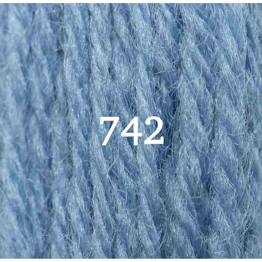 Crewel Weight Yarn ~ Bright China Blue 742