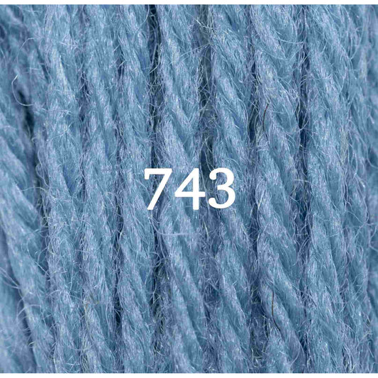 Crewel Weight Yarn ~ Bright China Blue 743