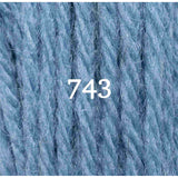 Crewel Weight Yarn ~ Bright China Blue 743