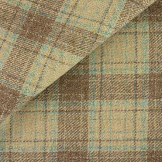 Dorr Mill ~ #7720 Brown, Grey & Tan Plaid Wool