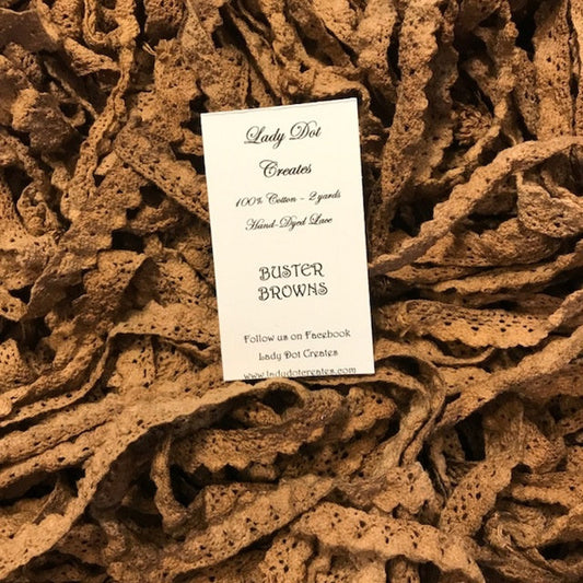 Lady Dot Creates ~ Cotton Lace - Buster Browns