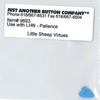 Little Sheep Virtues No. 7 Patience Button