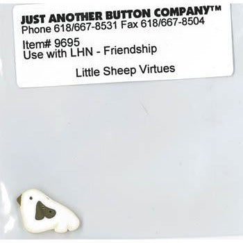 Little Sheep Virtues No. 9 Friendship Button