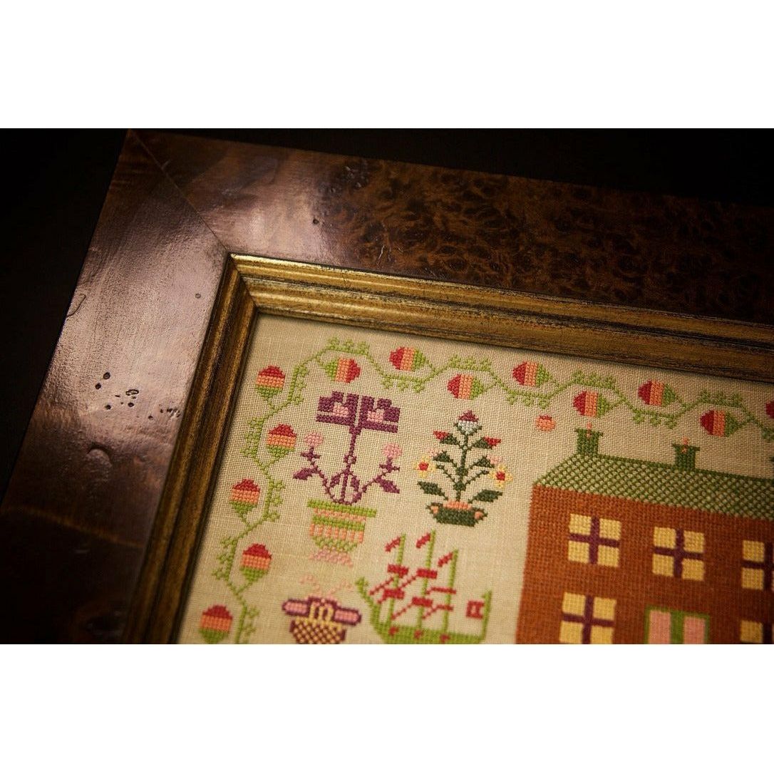 Hands Across The Sea ~ Rose Ada Featherstone 1894 Reproduction Sampler ~ Hobby House Needleworks Exclusive