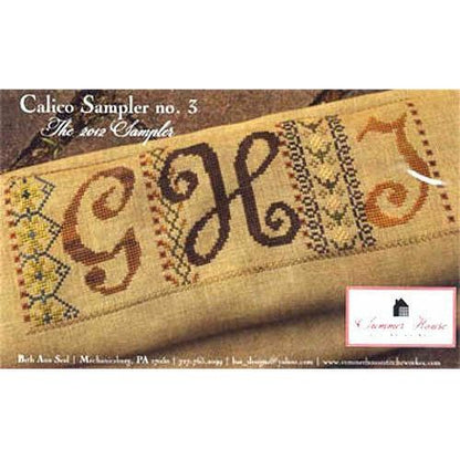 Calico Sampler Series Cross Stitch Pattern