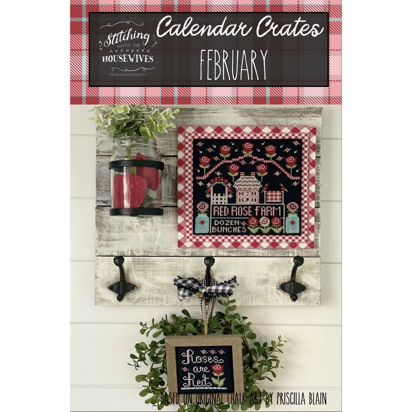 Stitching Housewives ~ Calendar Crates ~ February Pattern