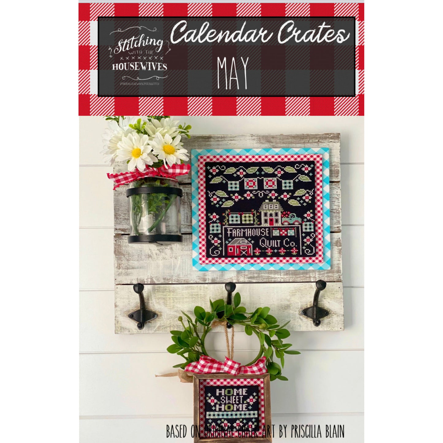 Stitching with the Housewives ~ Calendar Crates May Pattern