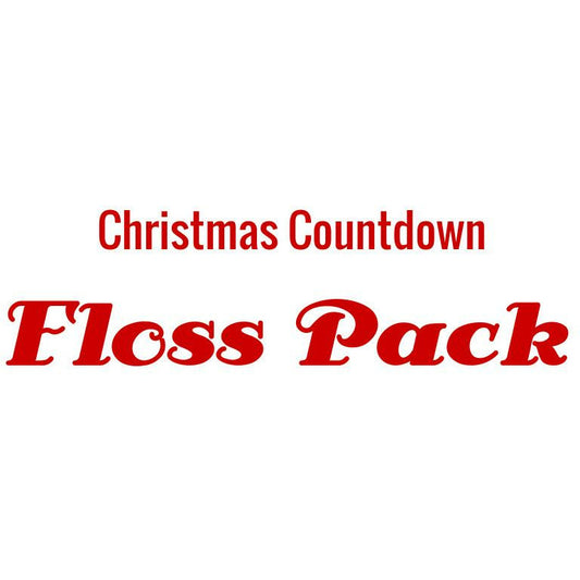 Christmas Countdown 24 Mini Stockings Floss Pack