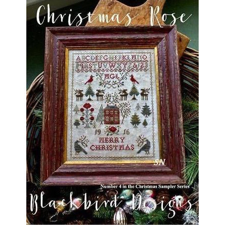 Blackbird Designs ~ Christmas Rose Sampler Pattern