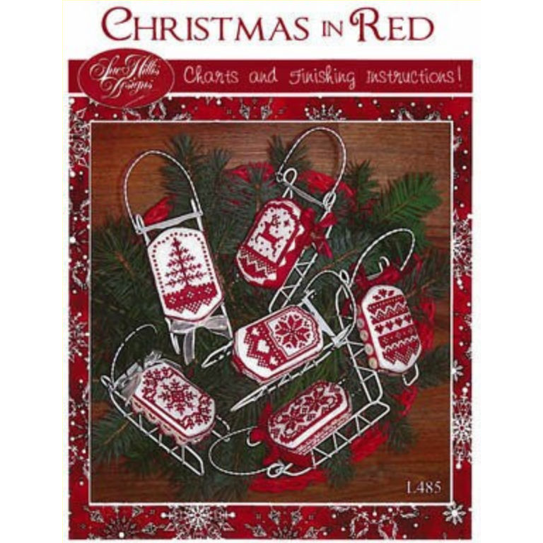 Sue Hillis Designs ~ Christmas in Red Pattern
