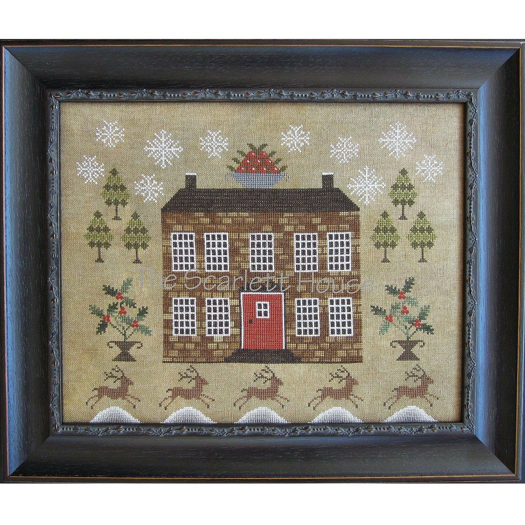 The Scarlett House ~ Christmastide at Holly House Pattern