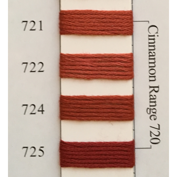 Colors 721 - 725 Cinnamon Range