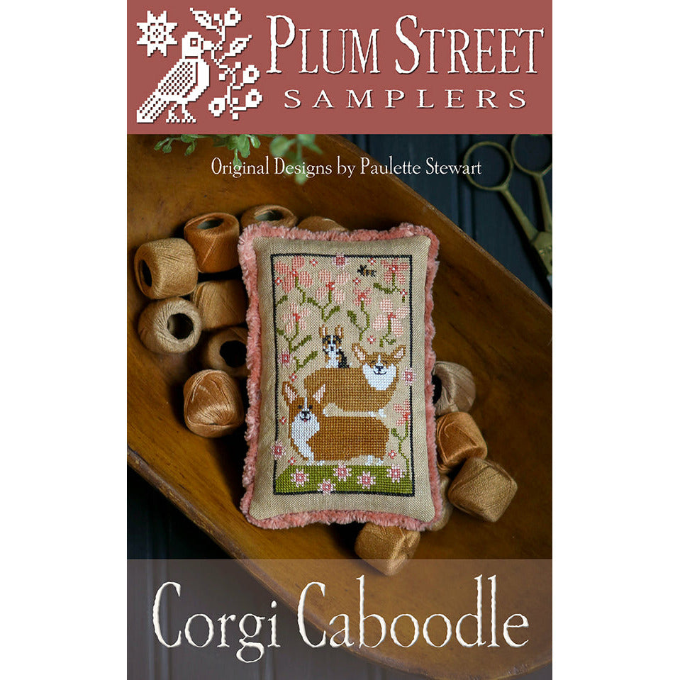 Plum Street Samplers ~ Corgi Caboodle Pattern Market 2022