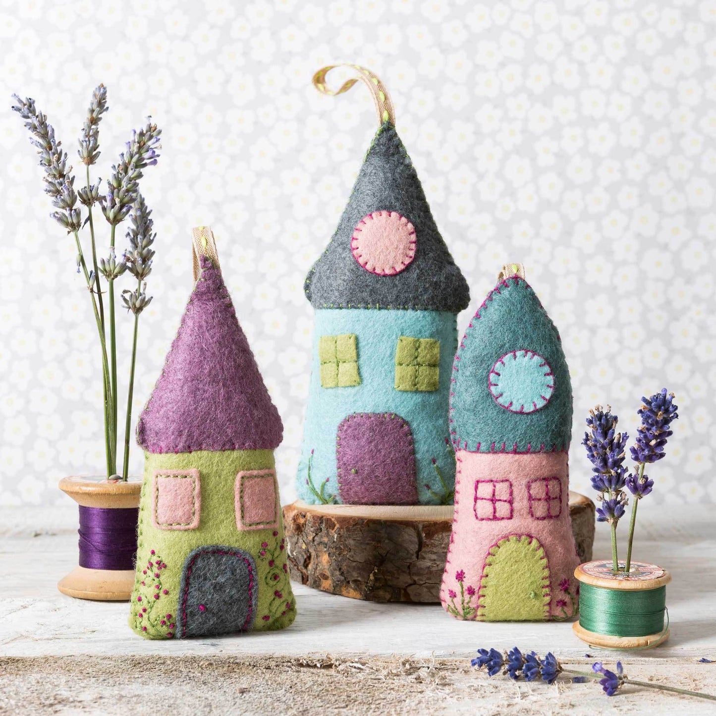 Corrine Lapierre ~ Lavender Houses Felt Craft Kit