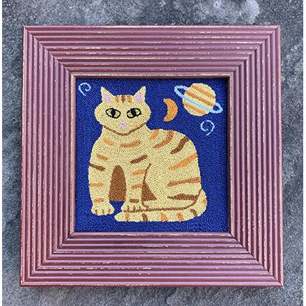 Carriage House Samplings ~ Cosmic Cat Punch Needle Pattern