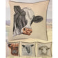 Permin of Copenhagen ~ Cow Pillow Cross Stitch Kit