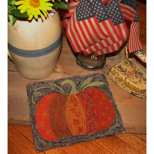 Old Tattered Flag ~ Crazy Doodle Pumpkin Punch Needle Pattern