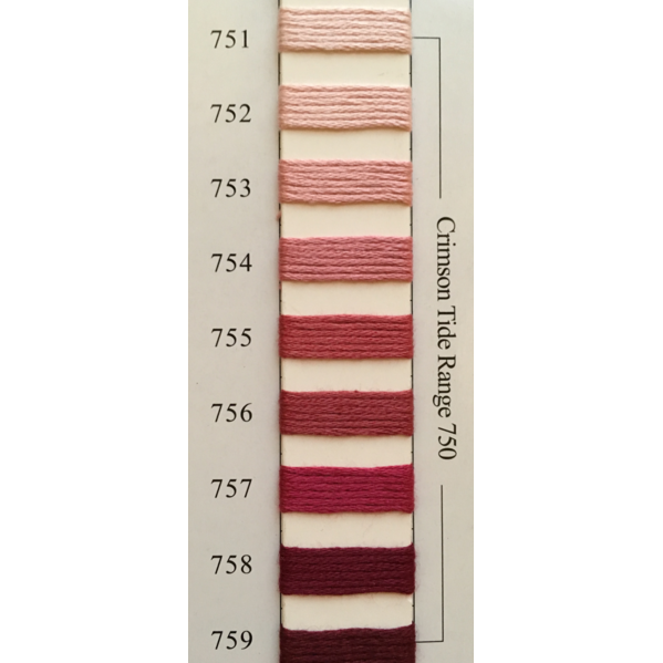 Colors 751 - 759 Crimson Tide Range