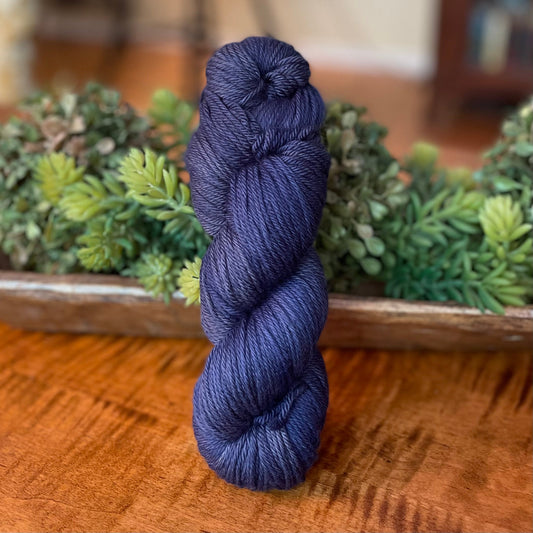 Hobby House Wool Works ~ Superwash Marino Klamath Yarn - Indigo