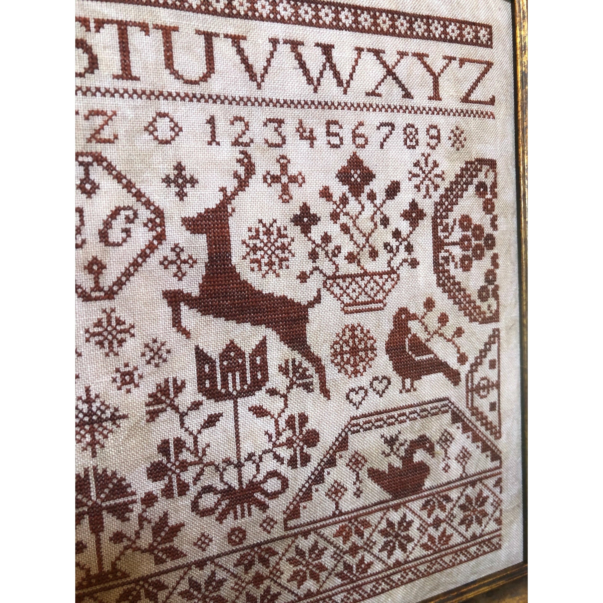 Hobby House Press | Dasher & Dancer Quaker Sampler Pattern PDF